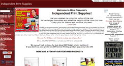 Desktop Screenshot of independentprintsupplies.com